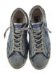 Golden Goose Denim Printed Sneakers