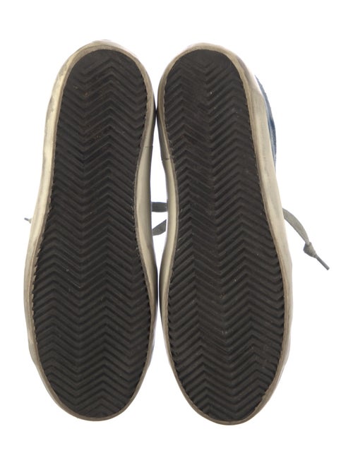 Golden Goose Denim Printed Sneakers