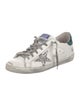Golden Goose Leather Printed Sneakers