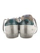 Golden Goose Leather Printed Sneakers