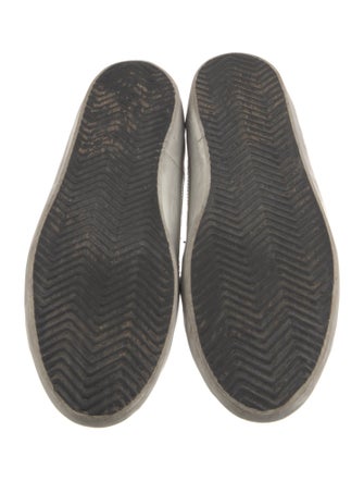 Golden Goose Leather Printed Sneakers