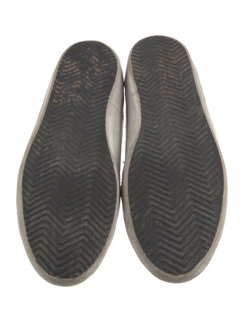 Golden Goose Leather Printed Sneakers