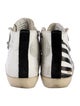 Golden Goose Leather Graphic Print Sneakers