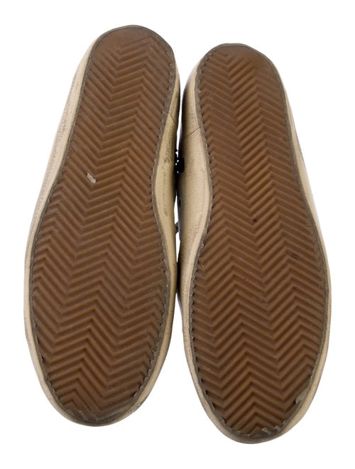 Golden Goose Leather Graphic Print Sneakers