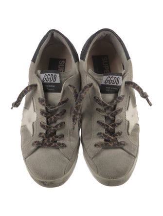 Golden Goose Suede Printed Sneakers