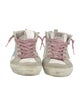 Golden Goose Leather Colorblock Pattern Sneakers