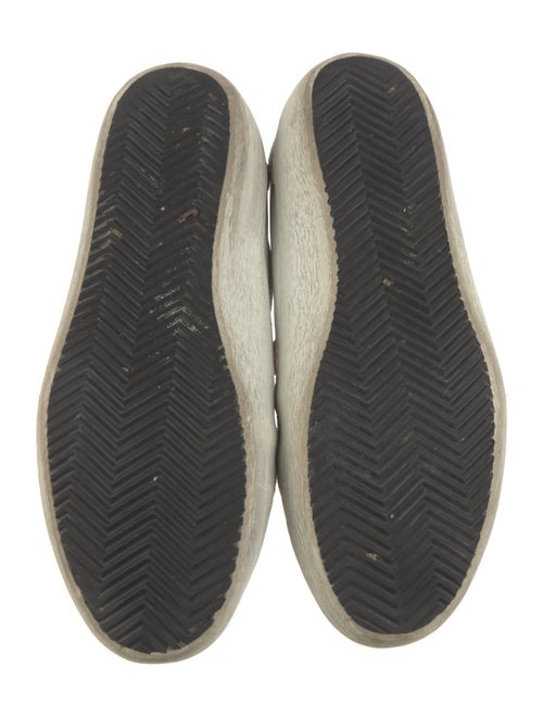 Golden Goose Leather Colorblock Pattern Sneakers