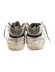 Golden Goose Leather Printed Sneakers
