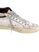Golden Goose Leather Printed Sneakers