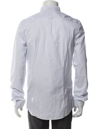 Golden Goose Striped Long Sleeve Dress Shirt