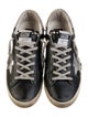 Golden Goose Leather Printed Sneakers