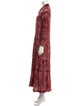 Golden Goose Paisley Print Midi Length Dress