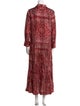Golden Goose Paisley Print Midi Length Dress