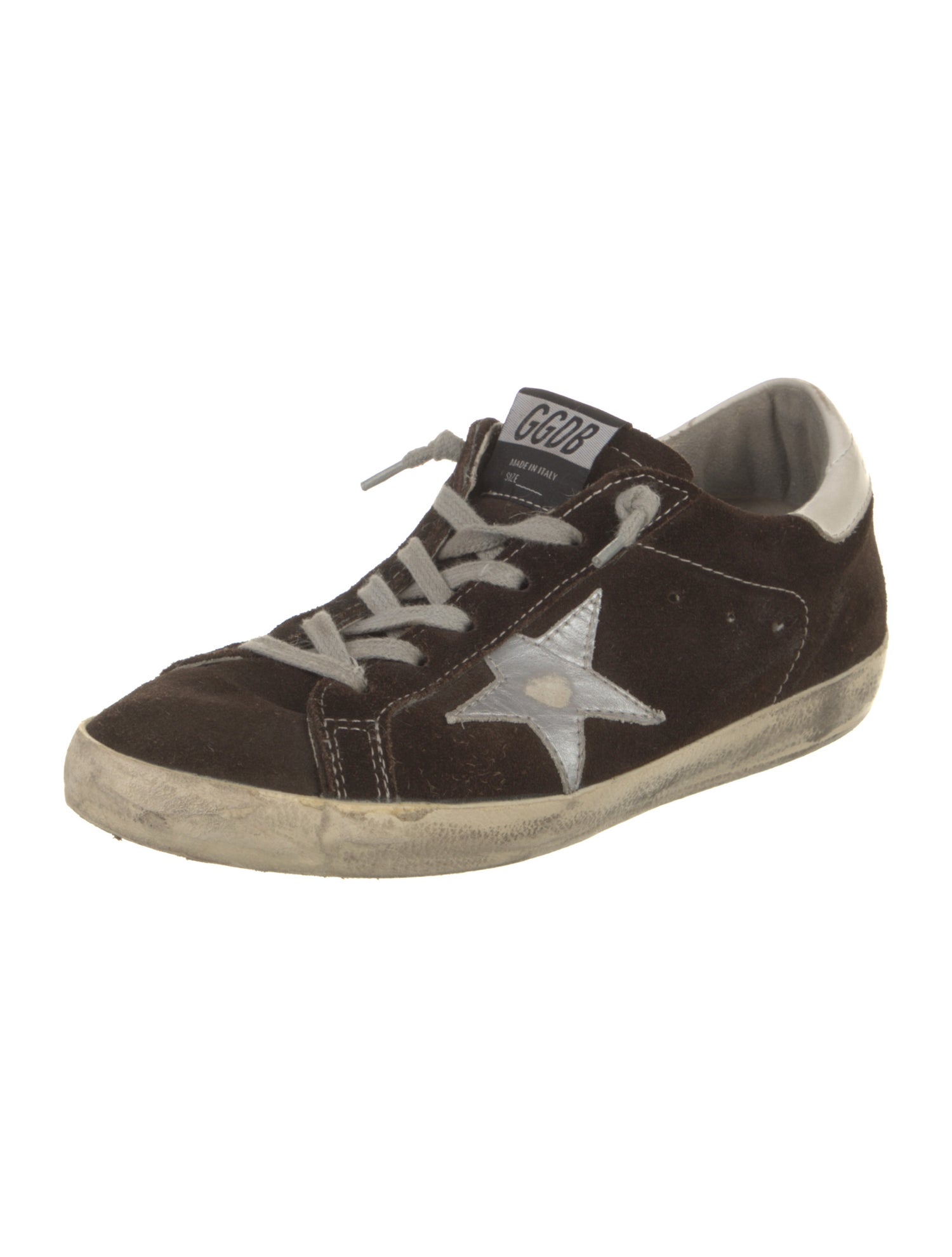 Golden Goose Suede Printed Sneakers