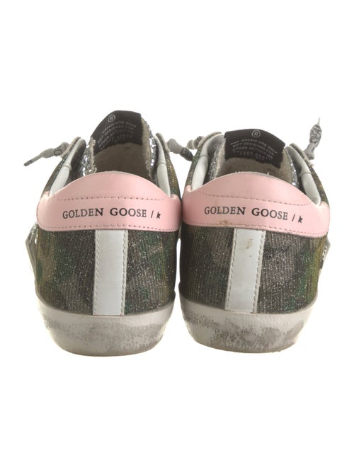 Golden Goose Glitter Printed Sneakers