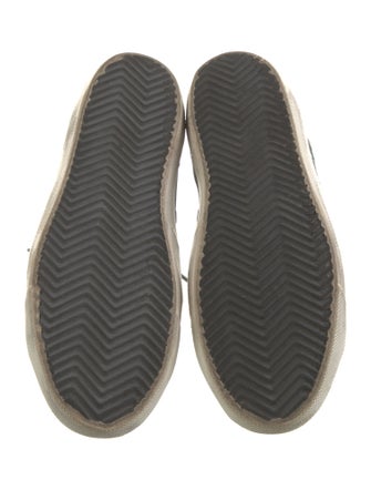 Golden Goose Glitter Printed Sneakers