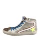 Golden Goose Suede Animal Print Sneakers
