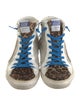 Golden Goose Suede Animal Print Sneakers