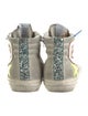 Golden Goose Suede Animal Print Sneakers