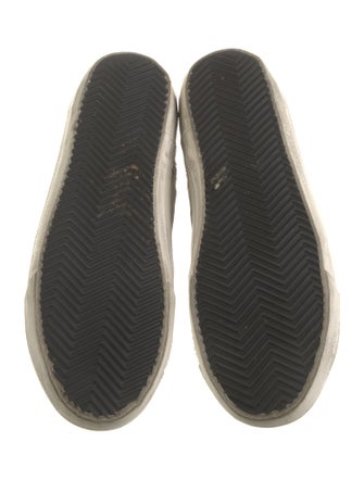 Golden Goose Suede Animal Print Sneakers