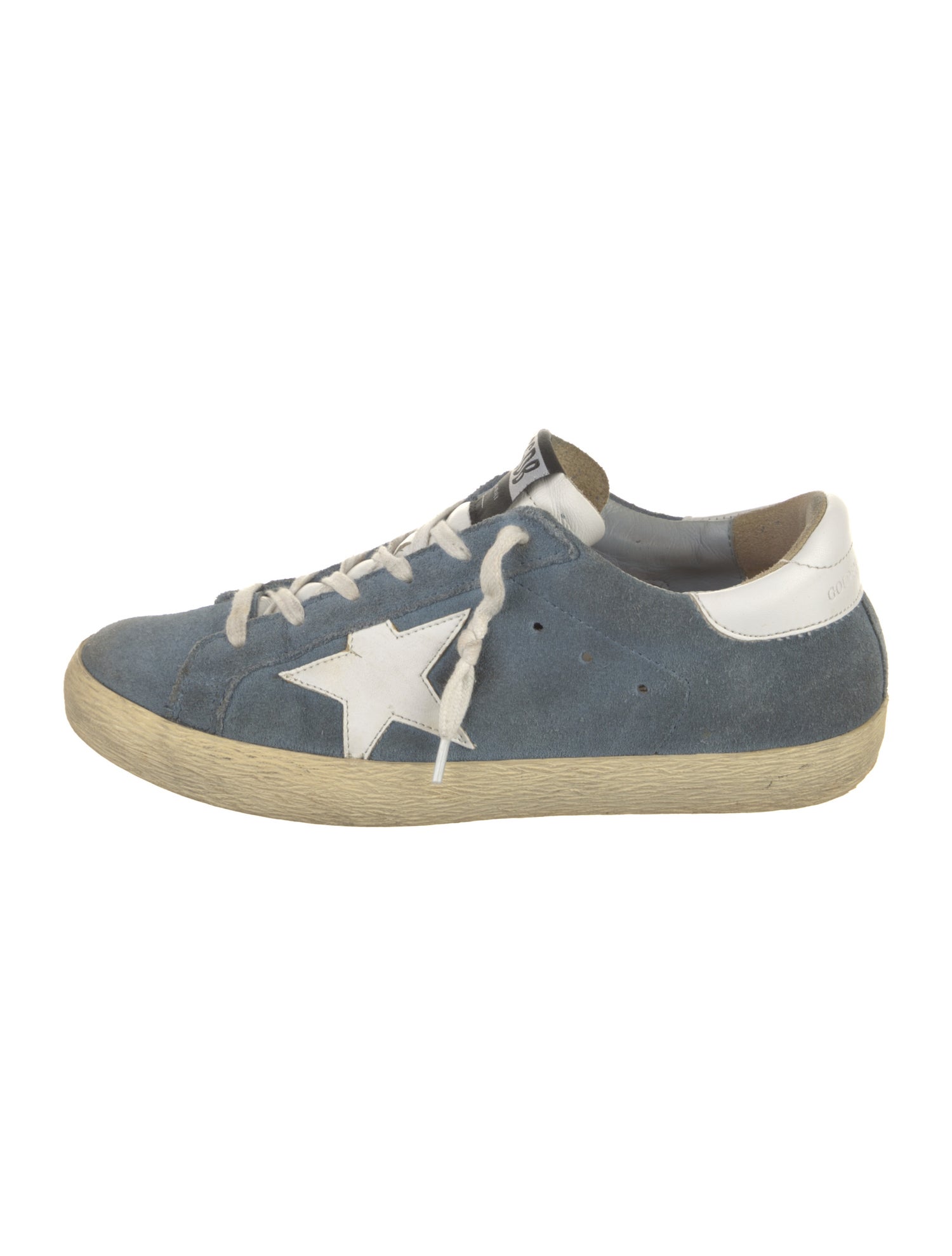 Golden Goose Suede Distressed Accents Sneakers