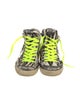 Golden Goose Ponyhair Animal Print Sneakers