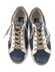 Golden Goose Denim Printed Sneakers