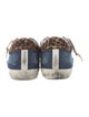 Golden Goose Denim Printed Sneakers