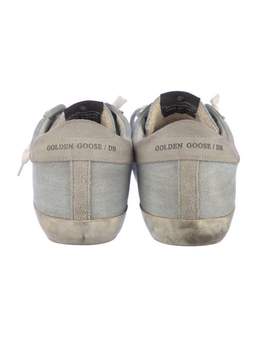 Golden Goose Denim Printed Sneakers