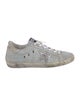 Golden Goose Denim Printed Sneakers