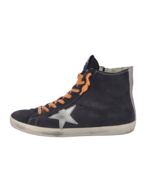 Golden Goose Suede Distressed Accents Sneakers