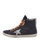 Golden Goose Suede Distressed Accents Sneakers