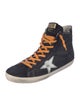 Golden Goose Suede Distressed Accents Sneakers