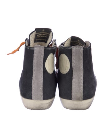 Golden Goose Suede Distressed Accents Sneakers