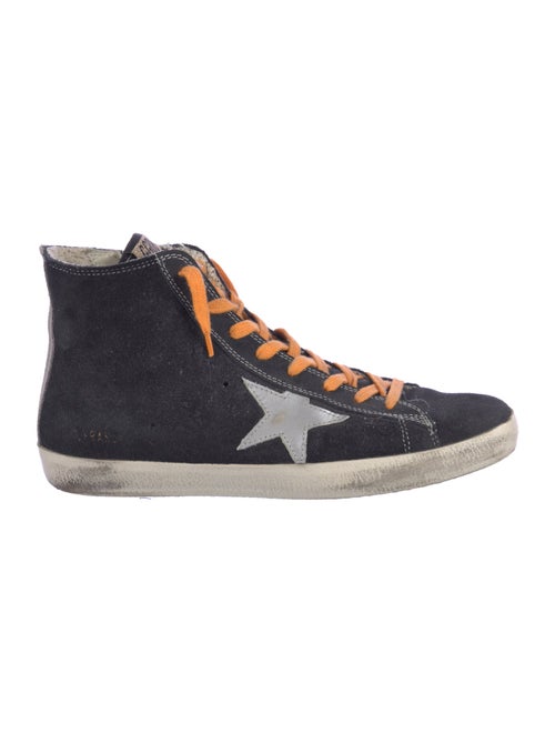 Golden Goose Suede Distressed Accents Sneakers