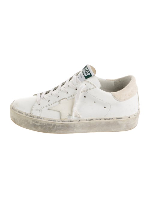 Golden Goose Leather Distressed Accents Sneakers
