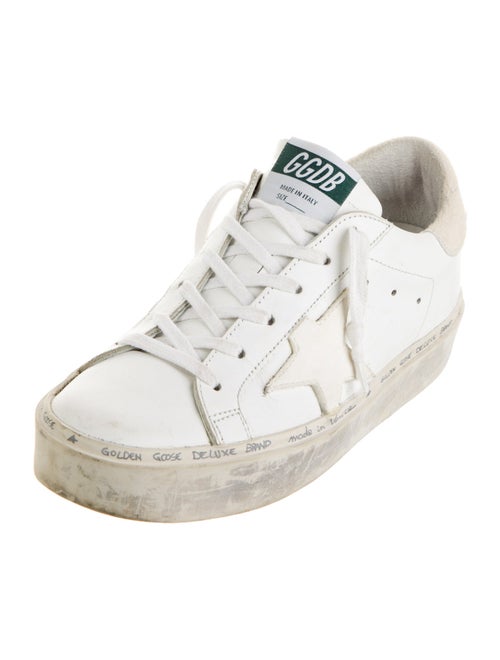 Golden Goose Leather Distressed Accents Sneakers