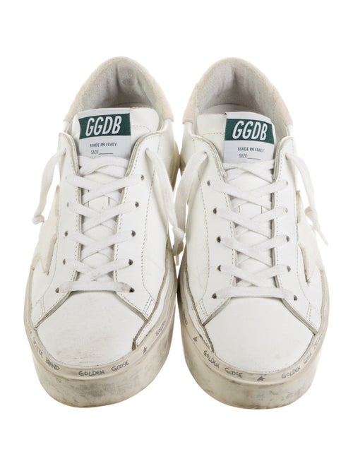 Golden Goose Leather Distressed Accents Sneakers