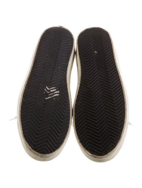 Golden Goose Leather Distressed Accents Sneakers