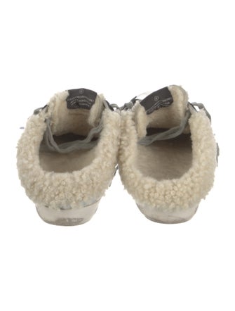 Golden Goose Leather Colorblock Pattern Sneakers