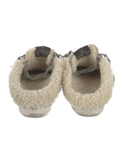 Golden Goose Leather Colorblock Pattern Sneakers