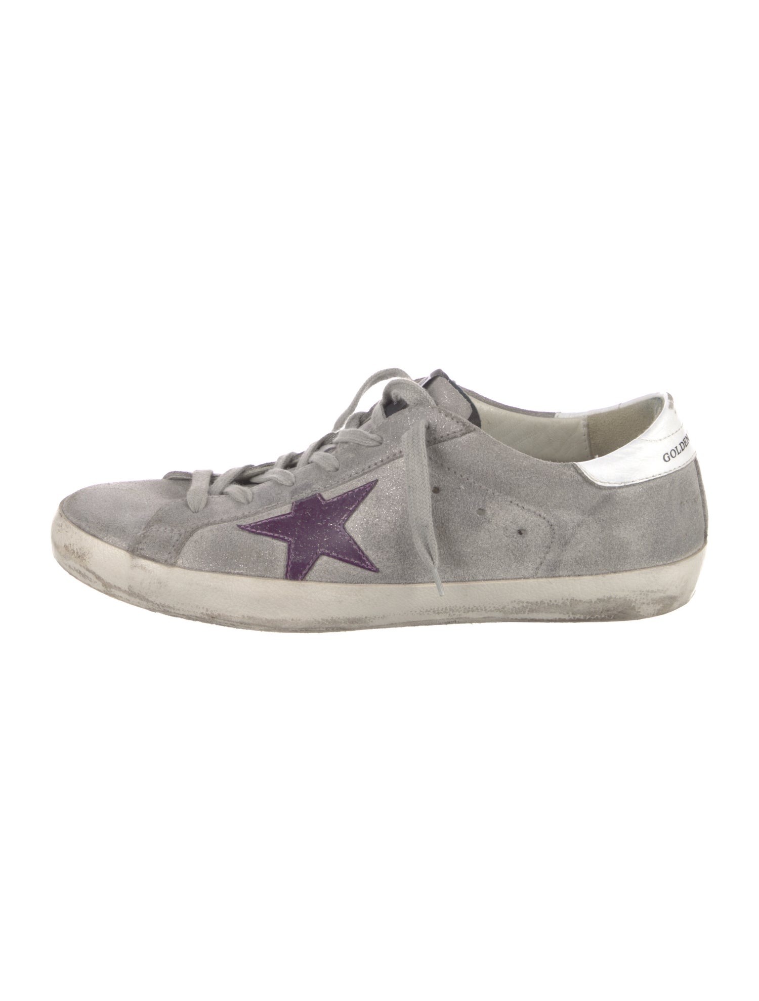Golden Goose Suede Printed Sneakers