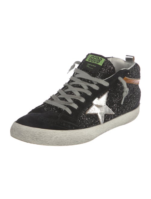 Golden Goose Glitter Printed Sneakers