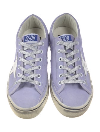 Golden Goose Suede Distressed Accents Sneakers