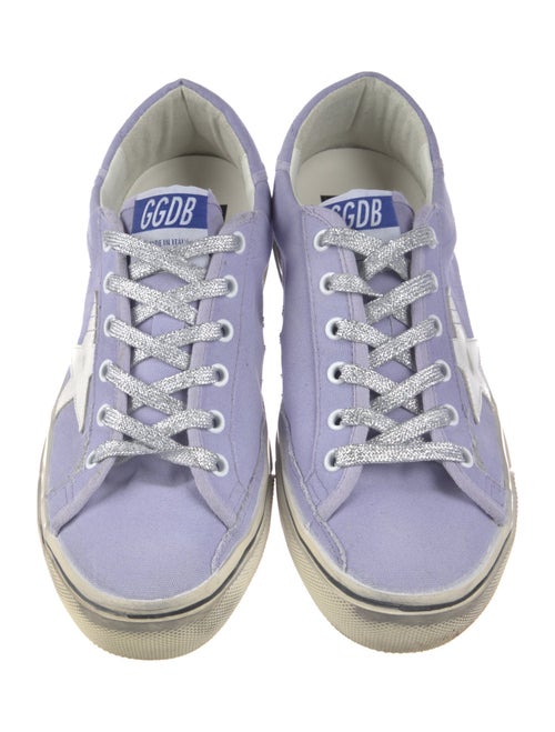 Golden Goose Suede Distressed Accents Sneakers