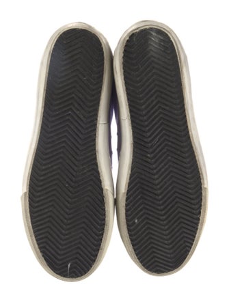 Golden Goose Suede Distressed Accents Sneakers