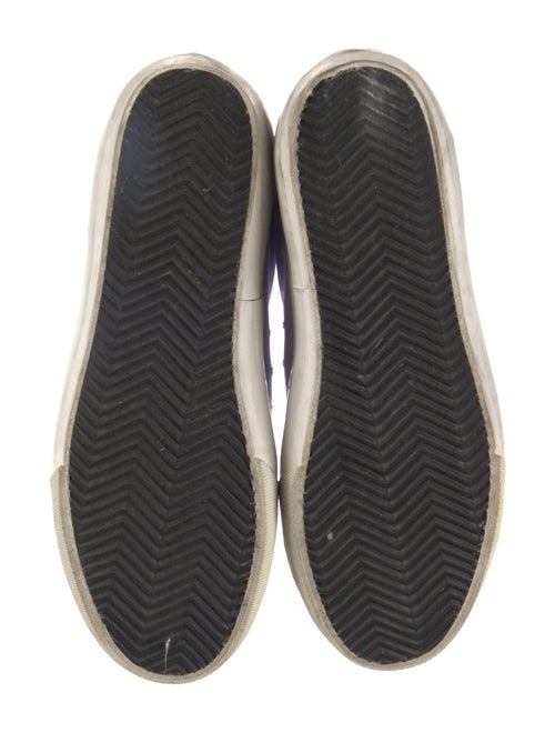 Golden Goose Suede Distressed Accents Sneakers