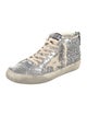 Golden Goose Glitter Printed Sneakers