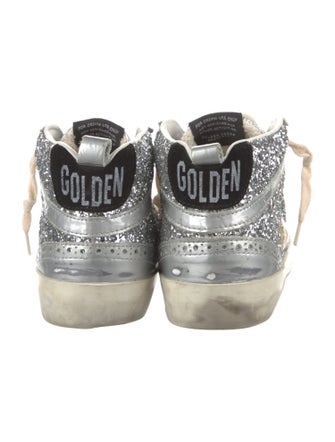 Golden Goose Glitter Printed Sneakers