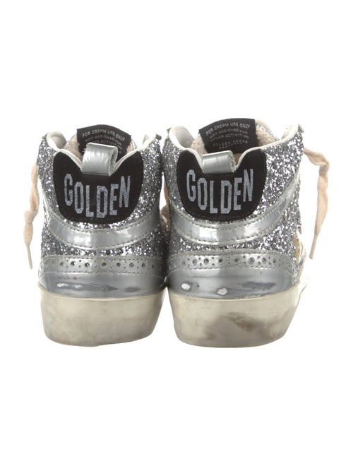 Golden Goose Glitter Printed Sneakers